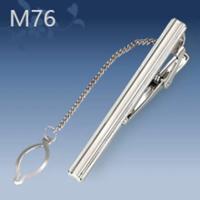 Clip de Corbata de Metal Plateado Pin de Corbata de Cristal para Hombres - details 21