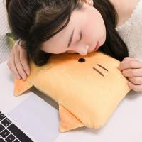 Cómoda almohada para siesta de gato, cojín suave y transpirable, lavable a máquina, diseño antideslizante, cojín decorativo para el hogar con dibujos animados, uso en interiores - details 2