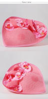 Sombrero de Fedora Floral de Lujo Accesorio de Cabello para Mujer para Fiesta de Cóctel, Derby, Bodas, Festivales de Caballo Limpieza Seca, Algodón Exterior, Poliéster Forro - details 4