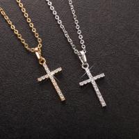Collares ajustables con impresiones de Diamantes de imitación y de Cruz para Mujer, Color sólido, colgantes de Verano, joyería para Mujer - details 3
