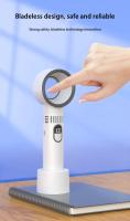 Ventilador sin aspas de 100 niveles, pantalla Digital inteligente, carga USB portátil sin aspas de alta velocidad, alta energía eólica para el hogar, 2025 nuevo - details 4