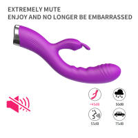 Potente vibrador de conejo para mujer, estimulador de clítoris y punto G, consolador de masaje de pezón y Vagina, juguete sexual silencioso para adultos - details 2