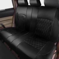 Funda de Asiento de Coche Universal de Cuero PU Protector Completo Anti-Rasguños Apto para Sedán SUV Camioneta - details 4