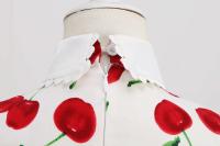 Vestido de Fiesta de Cumpleaños de Princesa para Niñas en 2025 Estampado de Cereza Lindo - details 6