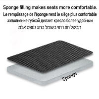 Cubierta de Asiento de Malla Universal Juego de Accesorios de Coche para Interiores Compatible con Airbag y Cierre de Cremallera para la Mayoría de los Coches SUV Track Van Unisex - details 5