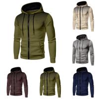 Suéter de lunares para hombre, cárdigan informal a la moda, Sudadera con capucha, abrigo deportivo, Otoño, 2024 - details 0