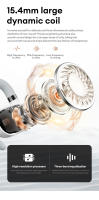 Lenovo-auriculares inalámbricos LP81 OWS, audífonos originales con Bluetooth V5.4, batería de 24H de duración, auriculares para juegos, Auriculares deportivos con micrófono, llamada HD - details 3