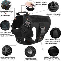 Correa para perros grandes, chaleco de entrenamiento para caminar, arnés y collar para perros de todas las razas, pastor alemán Malinois - details 13