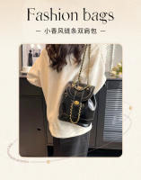 Mochila para mujer versión coreana de Xiaoxiangfeng, mochila de cadena, Mochila para mujer, bolsa pequeña de cuero encerado - details 0