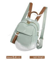Mini mochila verde para niñas, pequeña mochila de moda para damas, bolso de hombro para teléfono, bolso de viaje para mujeres, ipad mini 6 teclas - details 10