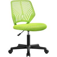 Silla Escritorio de Oficina Ergonómica Silla Giratoria Altura Ajustable sin Reposabrazos Asiento Malla Rosa - details 54