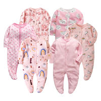 Bodysuit Para Bebés Niños Y Niñas De Algodón 100% Con Cuello En V Y Botones Cubiertos De Manga Larga Para 0-12 Meses Ropa De Bebé Primavera Otoño - details 2