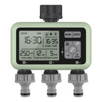 Regadera inteligente con control remoto, dispositivo automático de 3 válvulas, Digital, para jardín, flores - details 7