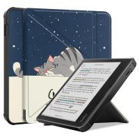 Funda de cuero con soporte magnético para libros electrónicos para niños, cubierta de 7 pulgadas para Kobo Libra, Color 2024 - details 7