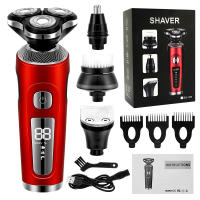 Afeitadora eléctrica 4 en 1 para hombre, recortadora 3D flotante, carga rápida USB, recortadora de barba portátil - details 30