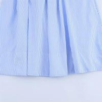 Vestido camisero de manga larga con cuello de solapa, informal, a rayas, para mujer, verano 2025 - details 8