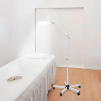 5 lupas dioptrías, lámpara cosmética de trabajo, lámpara de lupa cosmética LED con soporte, lupa de pie para salón de belleza, esteticistas y aficionados - details 7