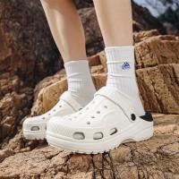 Estilo de pareja Hombres y mujeres Verano Suela gruesa Antideslizante Ropa exterior Sandalias al aire libre Baotou Zapatos de playa Sandalias y zapatillas para vadear - details 8