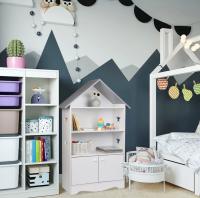 Estantería para niños, estantería para niños con puerta, estante de almacenamiento, estantería de exhibición, libros para guardería, juegos, juguetes, organizador ordenado - details 7