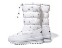 Botas de nieve de terciopelo para mujer, botas de algodón casuales gruesas de caña media cálidas antideslizantes - details 20