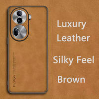 Teléfono de cuero retro para OPPO 11/ 11 Pro, Reno 11F, funda protectora a prueba de golpes para prevención de caídas - details 4
