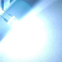 20PCS LED SMD F8 8mm 0.5W 0.75W 3.0-3.2V Straw hat LED Cold White 8000K Super Bright Lamp Wide Angle Transparent  Lamp Strawhat - details 5