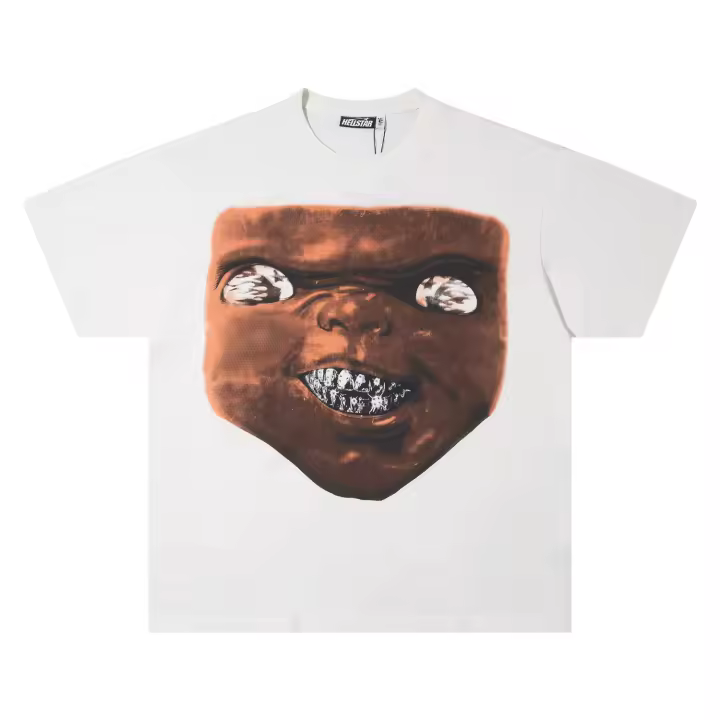 2025 Camisas casuales básicas de moda de verano, camisetas holgadas de algodón puro para hombres y nuevas camisas de manga corta para parejas con estampados de logotipos en la parte delantera - 1