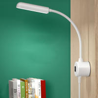 Luz magnética para máquina de coser USB, lámpara magnética LED blanca fría de 6000K para el hogar, oficina, dormitorio, mesa de costura, color blanco y negro - details 0