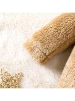 Hibobi Monopinto De Algodón Para Niños En Invierno Con Capucha Forma Oso Manga Larga Suéter Acolchado Para Bebés Menores De Un Año - details 12