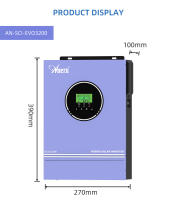 Inversor Solar Híbrido Anern 24V 3000W, 220V, Fase Única, Controlado Directo - details 4