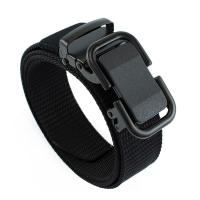 Cinturón de lona con hebilla automática para hombre, cinturón informal Simple de estilo salvaje para Jeans, cinturón de negocios de calidad de marca de lujo - details 7
