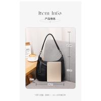 Bolso de cuero puro popular nuevo bolso de mujer de cuero versátil de moda bandolera de un solo hombro bolso bandolera portátil - details 8