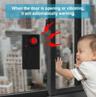 Alarma antirrobo para puerta y ventana, alarma de vibración inalámbrica con Control remoto, sensores de seguridad para bicicleta, 110dB - details 1