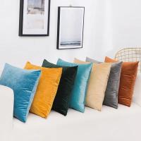 Funda de Almohada de Terciopelo Funda de Cojín Cuadrada Decorativa para Sofá y Dormitorio - details 1