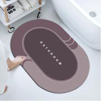 Alfombrilla de barro de diatomeas suave alfombrilla absorbente para baño puerta alfombrilla antideslizante para pies alfombrilla para puerta de inodoro de secado rápido alfombra para inodoro - details 1