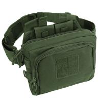 Riñonera de gran capacidad para exteriores, bolso de pecho multifuncional impermeable para escalada, bolsillo de malla, bolsa colgante de cintura de viaje duradera - details 6