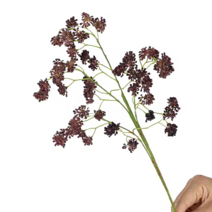 Rama de fruta de acebo Artificial, 4 tenedores, elegante, realista, fruta de Milán falsa, plantas verdes simuladas de plástico, decoración para el hogar y la Oficina - 1