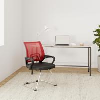 Cantilever Eureka I Silla de Oficina Moderna con Reposabrazos y Sin Ruedas, Color:Gris - details 10