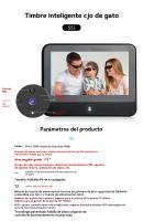 Mirilla inteligente remoto monitor Timbre inalámbrico exterior impermeable con camara - details 1