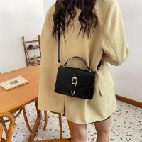 Bandolera mensajero de cuero de PU elegante, bolso bandolera de Color sólido, bolso de mano para mujer - details 5