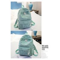 Mochila de Pana Suave 25L Diseño Vintage Versátil Ligera con Correas Acolchadas - details 19