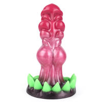 Juguetes sexuales, silicona líquida base luminosa monstruo consolador músculo femenino masturbador suave anal plug juguetes sexuales grandes - details 7