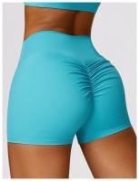 Pantalones cortos de Yoga para mujer, ropa de gimnasio de cintura alta, pantalones cortos deportivos de ciclismo - details 38