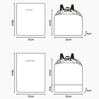 Mochila Deportiva Portátil para Niños y Niñas Impermeable con Separación Húmeda y Seca Material Exterior de Poliéster y PVC Diseño de Playa de Dibujos Animados - details 0