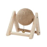 Conejo de juguete para mascotas pequeñas, garra de molienda, Bola de Sisal de cáñamo, resistente al desgaste y a las mordeduras, estable, antigiro, rompecabezas - details 5