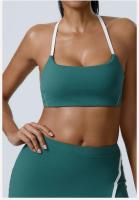 Sujetador de Yoga Resistente a Golpes Top de Fitness para Mujer Antisudor Transpirable - details 0