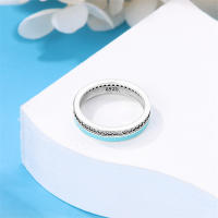 Anillo de Plata Esterlina 925 con Zirconia de Estrella de Copo de Nieve - details 17