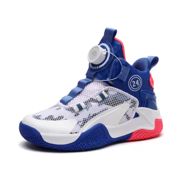 Zapatillas de baloncesto para niños, zapatos deportivos antideslizantes de suela gruesa, novedad de 2024 - 1