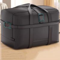 Bolsa de almacenamiento de ropa para edredón de tela Oxford, caja de embalaje de ropa impermeable de gran capacidad, organizador de ropa a prueba de polvo con cremallera - details 8