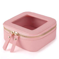 Bolsa de Maquillaje Transparente Portátil y Impermeable Caja de Almacenamiento de Cosméticos Compacta para Viajes - details 0